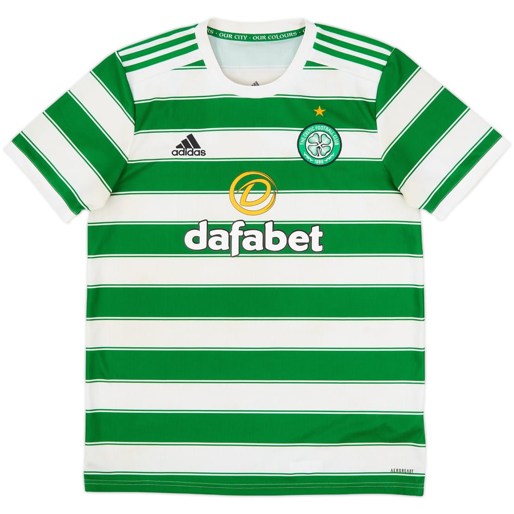2021-22 Celtic Home Shirt - 7/10 - (L)