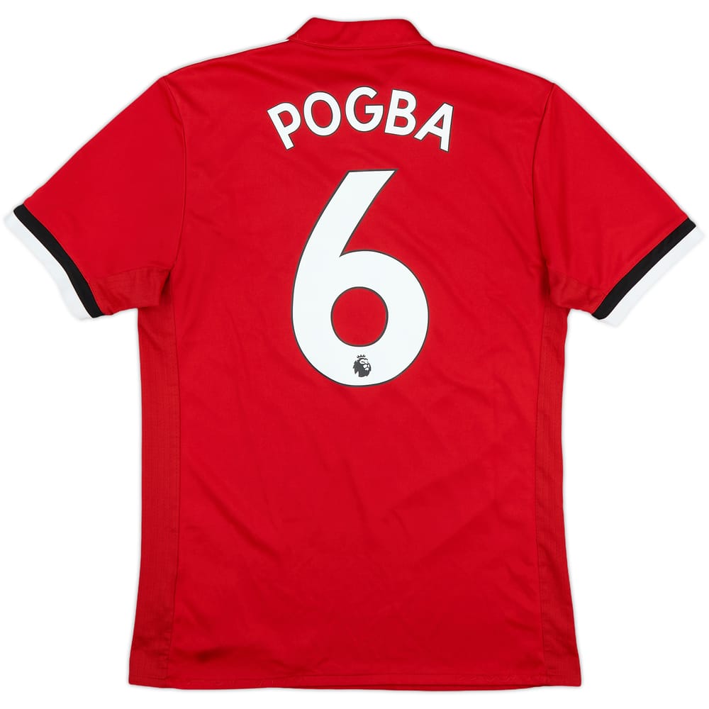 2017-18 Manchester United Home Shirt Pogba #6 - 8/10 - (S)