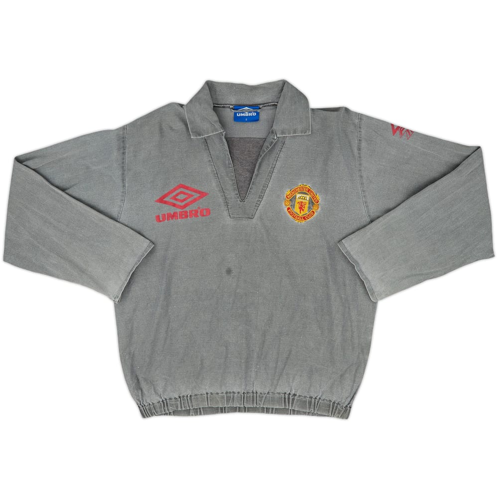 1994-95 Manchester United Umbro Drill Top - 6/10 - (S)