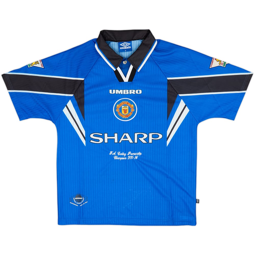 1996-98 Manchester United Third Shirt FA Carling Premiership Champions - 7/10 - (M)