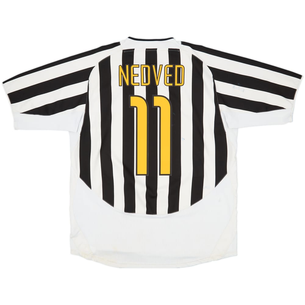 2003-04 Juventus Home Shirt Nedved #11 - 5/10 - (XL)