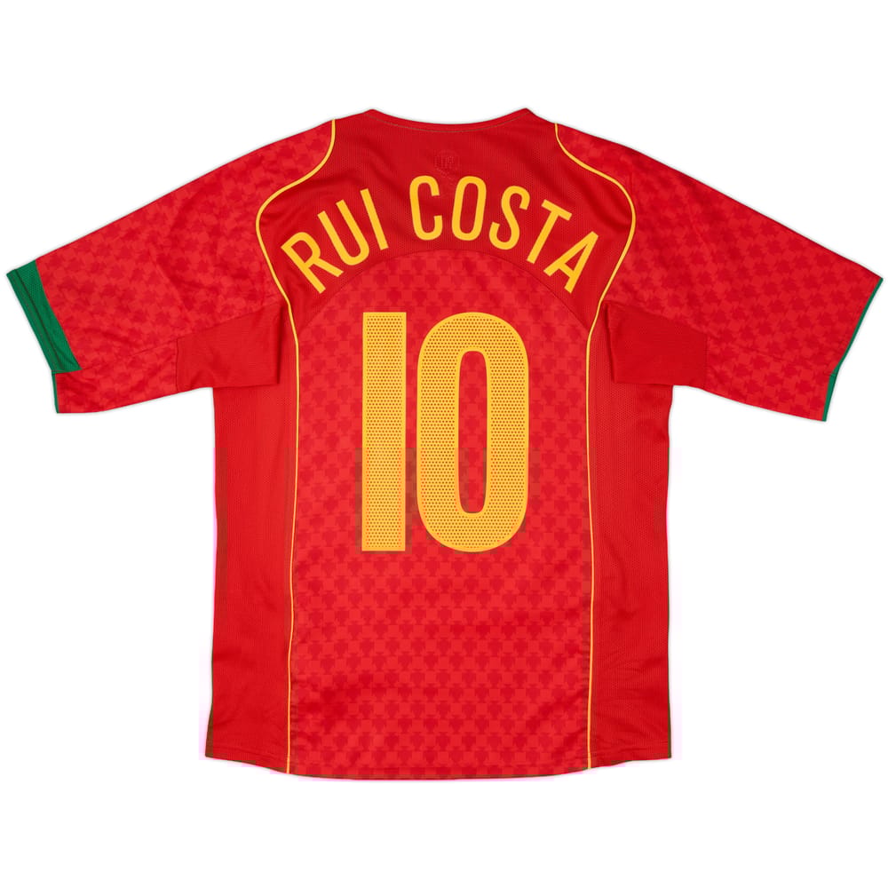 2004-06 Portugal Home Shirt Rui Costa #10 - 8/10 - (S)