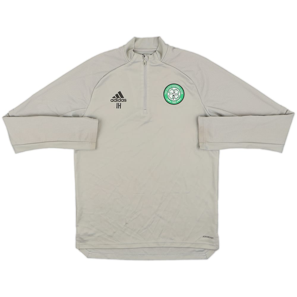2020-21 Celtic adidas Staff Issue 1/4 Zip Drill Top IH - 6/10 - (M)