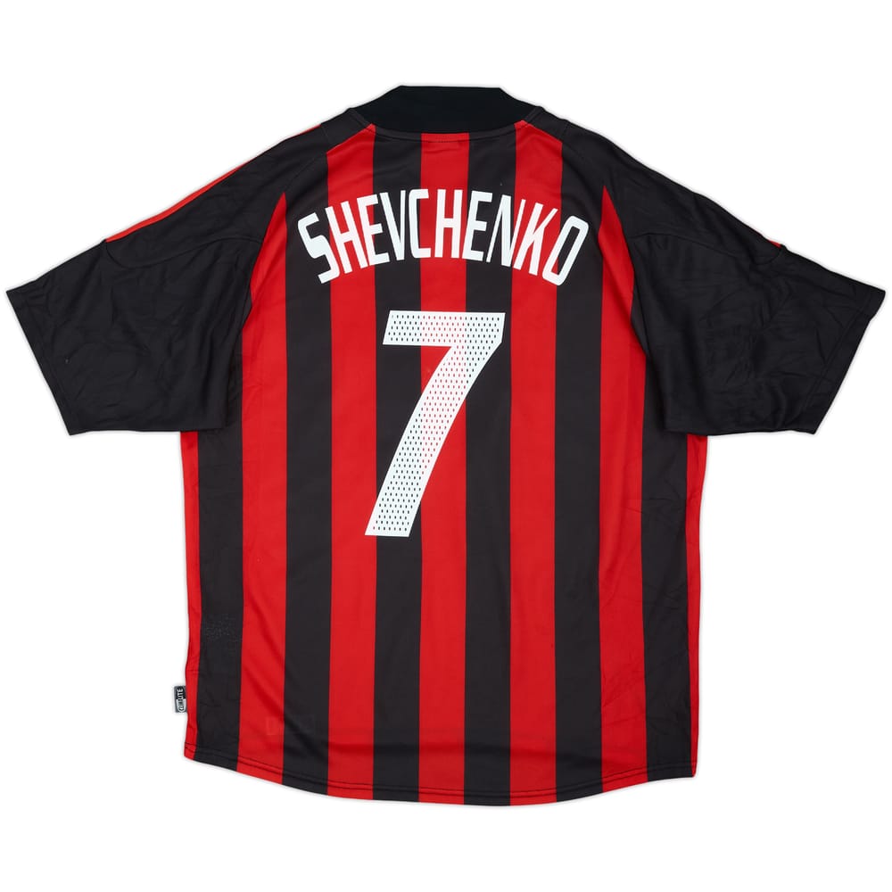 2002-03 AC Milan Home Shirt Shevchenko #7 - 6/10 - (L)