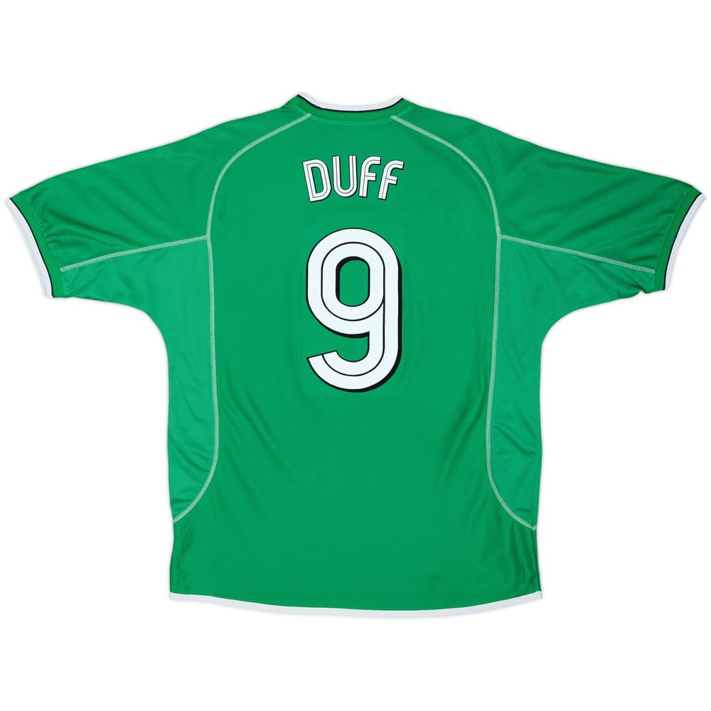 2002-03 Ireland Home Shirt Duff #9 - 8/10 - (XL)