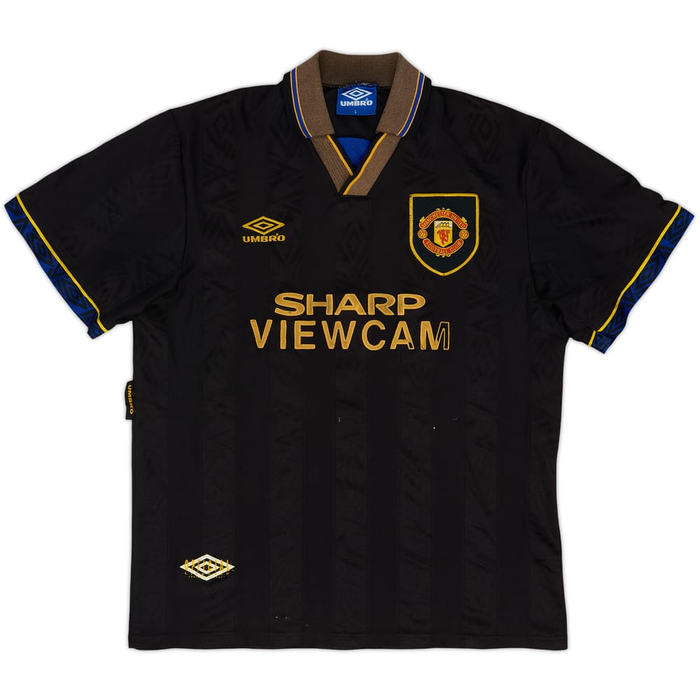 1993-95 Manchester United Away Shirt - 4/10 - (L)