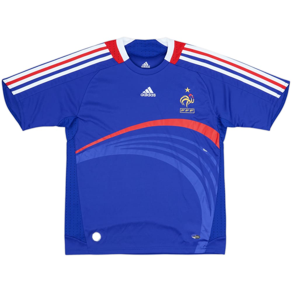 2007-08 France Home Shirt - 7/10 - (M.Boys)