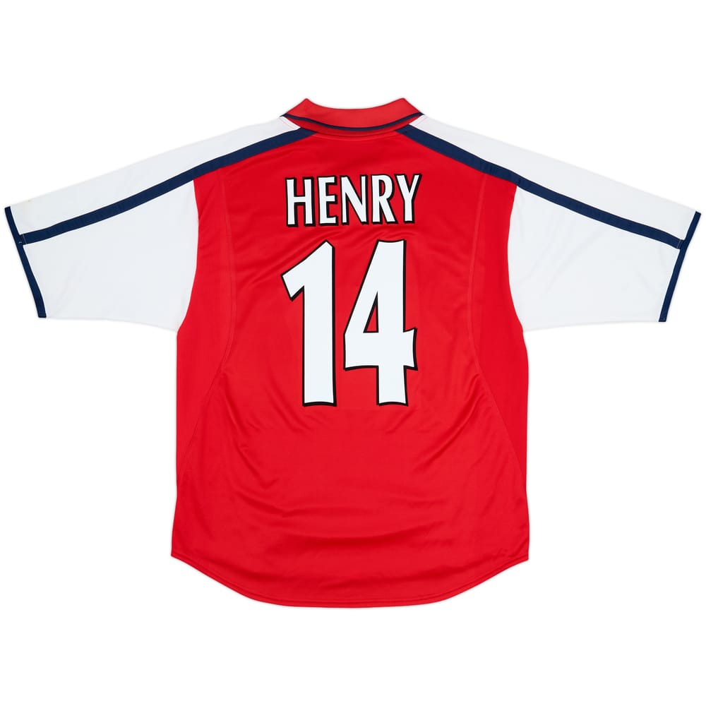 2002-04 Arsenal Home Shirt Henry #14 - 8/10 - (L)