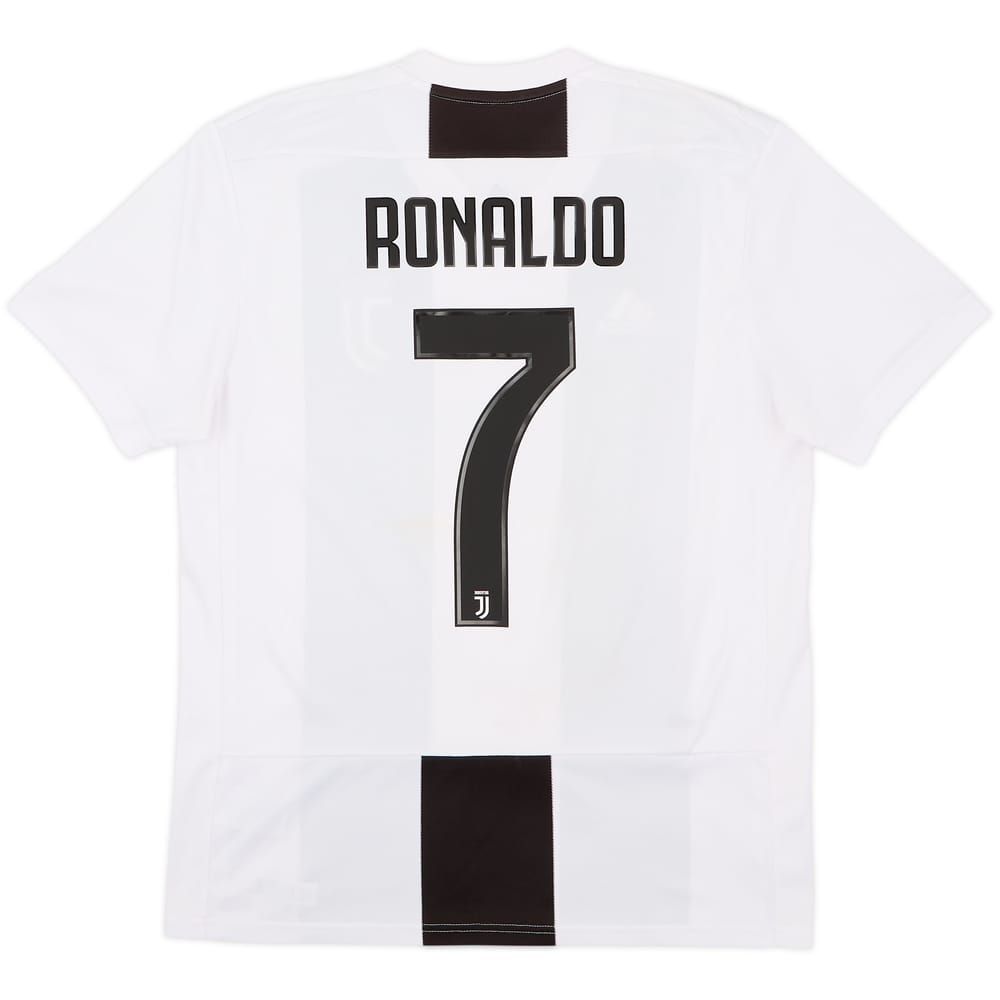 2018-19 Juventus Home Shirt Ronaldo #7 - 6/10 - (XL.Boys)