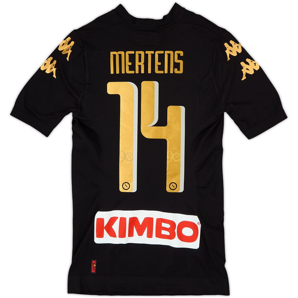 Camiseta auténtica de la tercera equipación del Napoli 2016-17 Mertens #14 - 7/10 - (S/M)