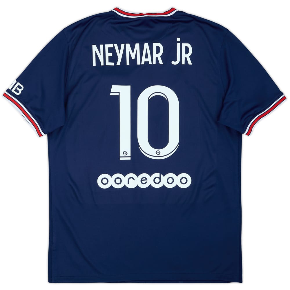 2021-22 Paris Saint-Germain Home Shirt Neymar Jr #10 - 8/10 - (L)