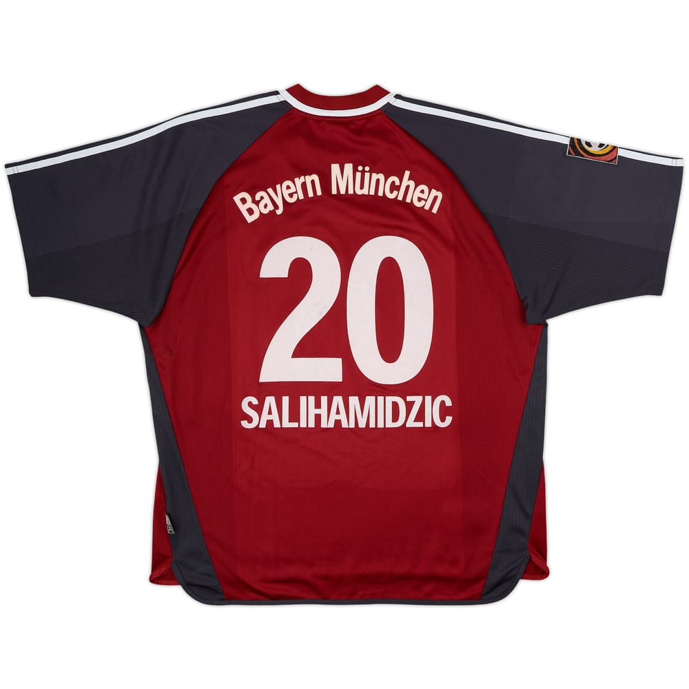 2001-02 Bayern Munich Home Shirt Salihamidzic #20 - 8/10 - (XL)