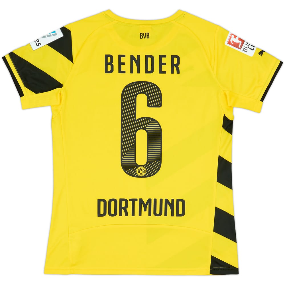 2014-15 Borussia Dortmund Home Shirt Bender #6 - 8/10 - (Women's M)