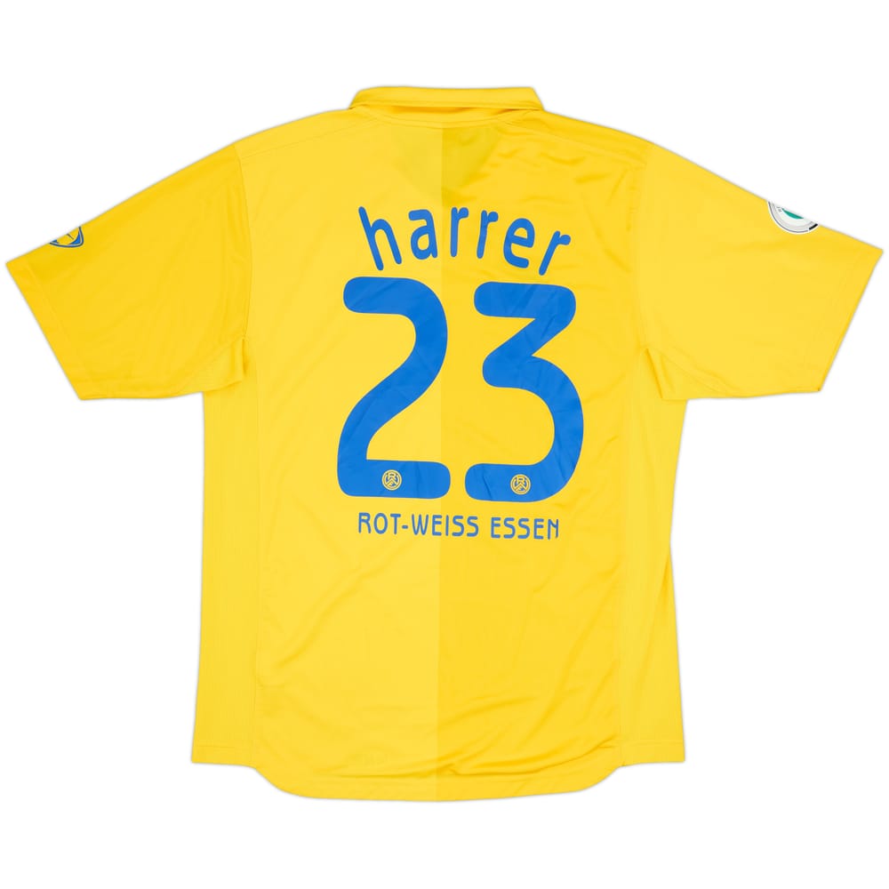 2007-08 Rot-Weiss Essen Match Issue Away Shirt Harrer #23