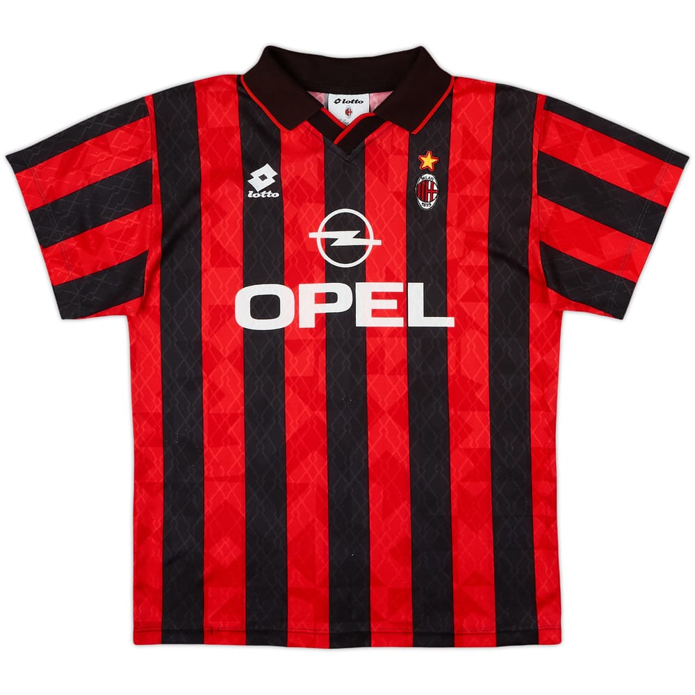 1995-96 AC Milan Home Shirt - 4/10 - (L)