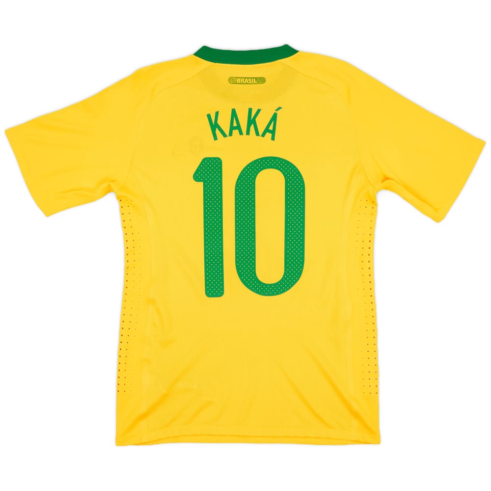2010-11 Brazil Authentic Home Shirt Kaka #10 - 6/10 - (M)