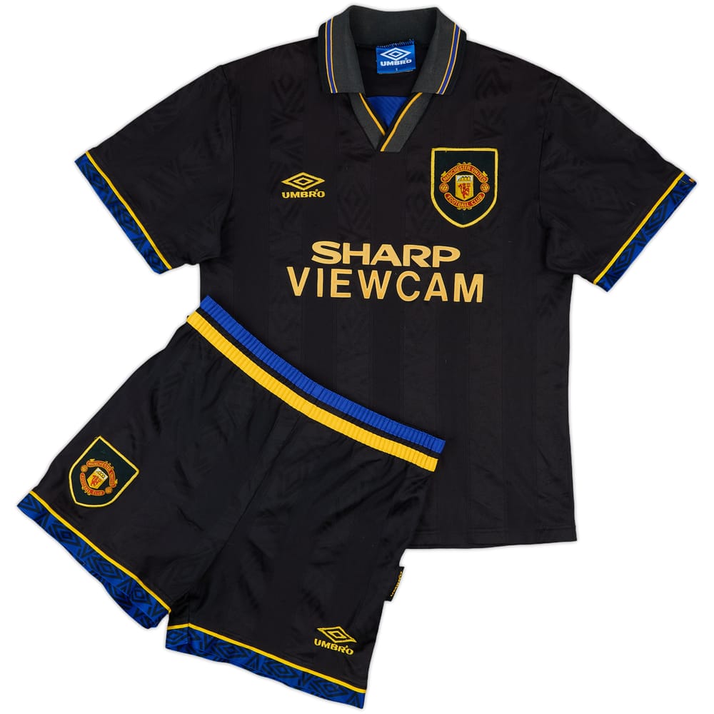 1993-95 Manchester United Full Away Kit - 5/10 - (S)