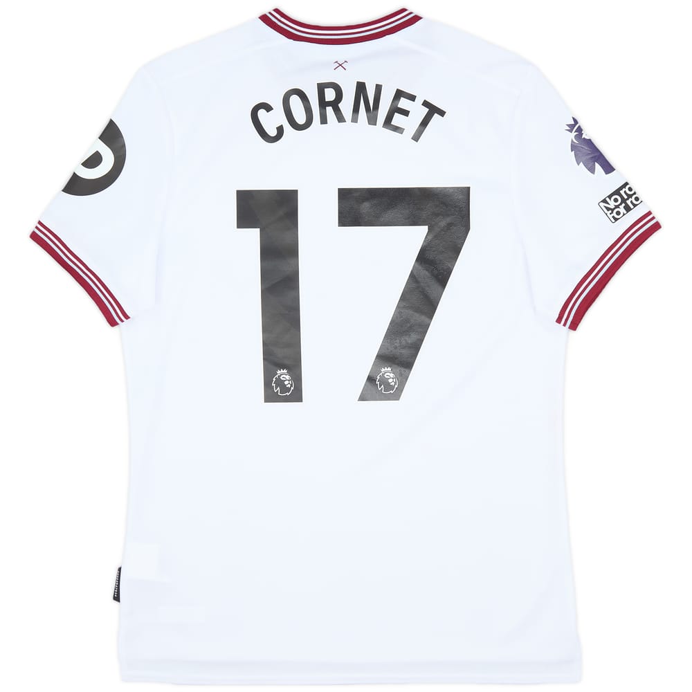 2023-24 West Ham Match Worn Away Shirt Cornet #17