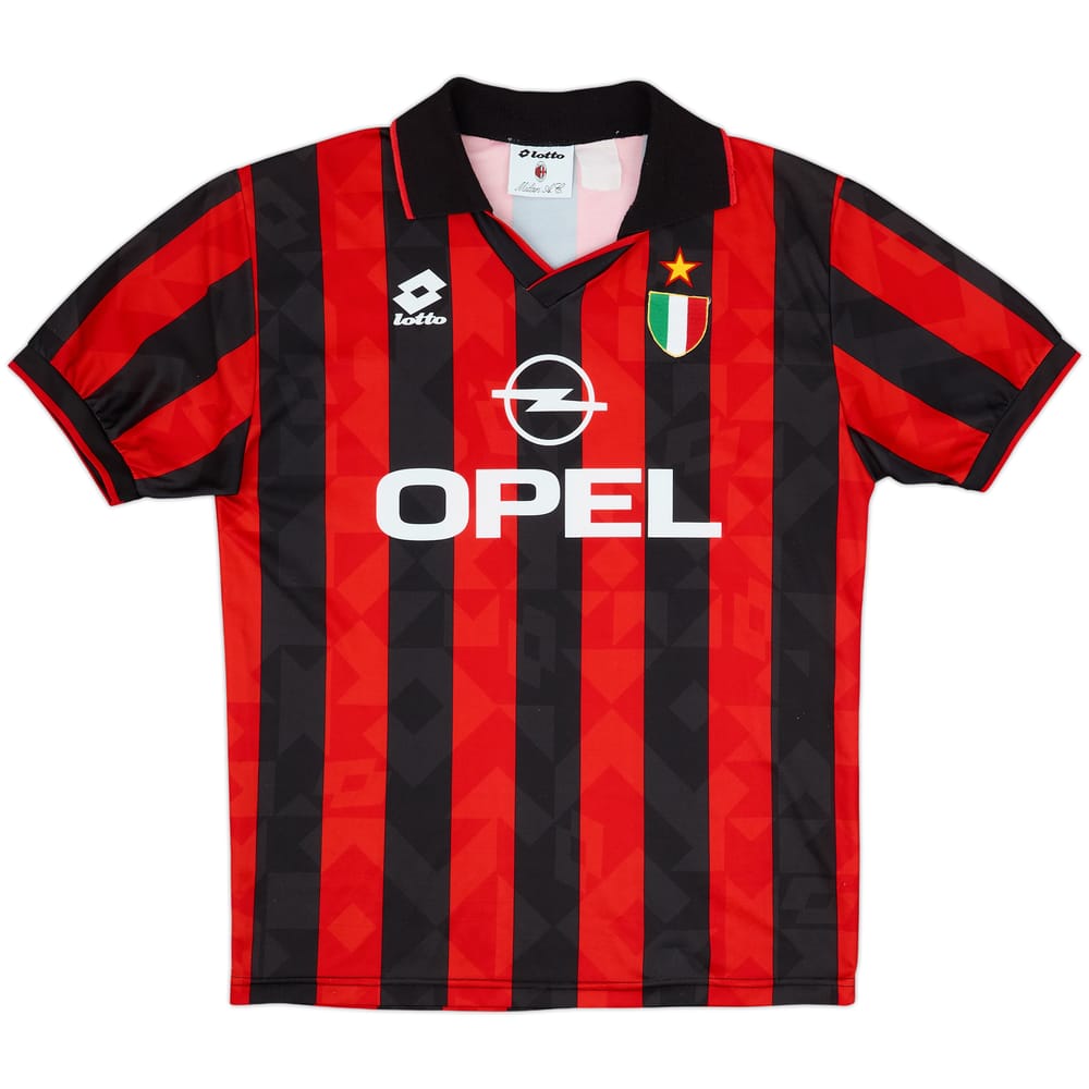 1994-95 AC Milan Home Shirt - 7/10 - (M)