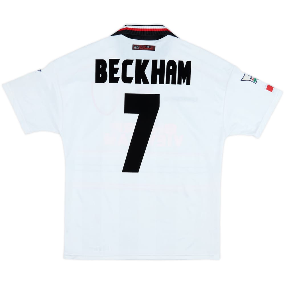 1997-99 Manchester United Away Shirt Beckham #7 - 6/10 - (M)