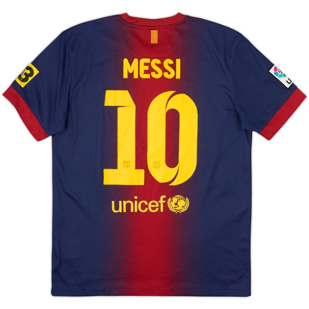 2012-13 Barcelona Home Shirt Messi #7 - 6/10 - (M)