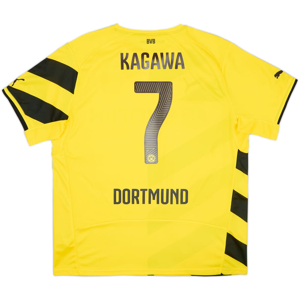 2014-15 Borussia Dortmund Home Shirt Kagawa #7 - 7/10 - (XL)