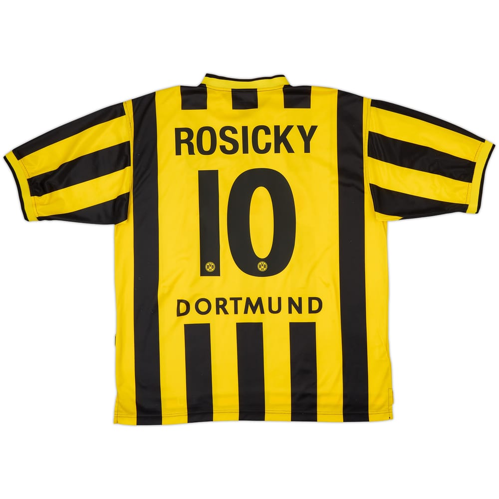 2000-02 Borussia Dortmund Home Shirt Rosicky #10 - 7/10 - (XL)