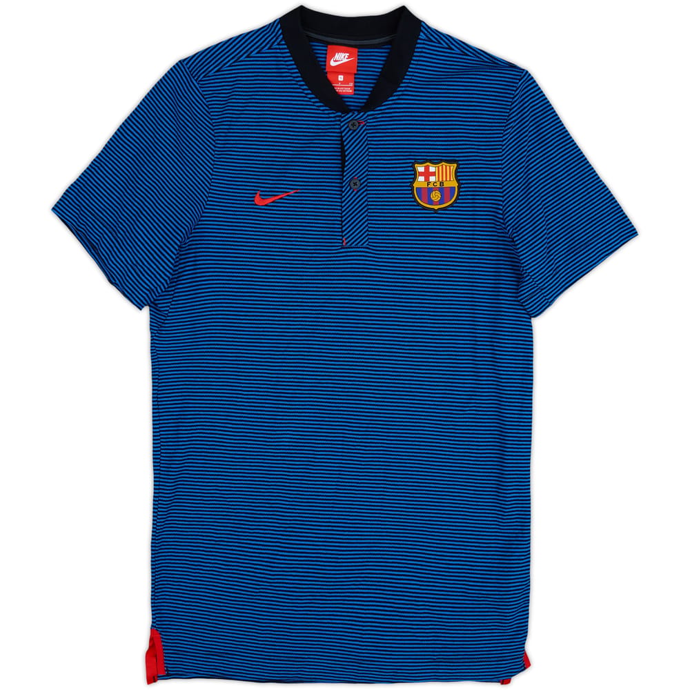 2017-18 Barcelona Nike Polo Shirt - 9/10 - (S)