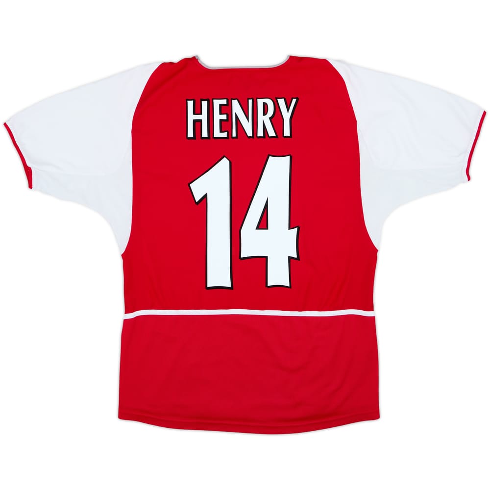 2002-04 Arsenal Home Shirt Henry #14 - 6/10 - (S)