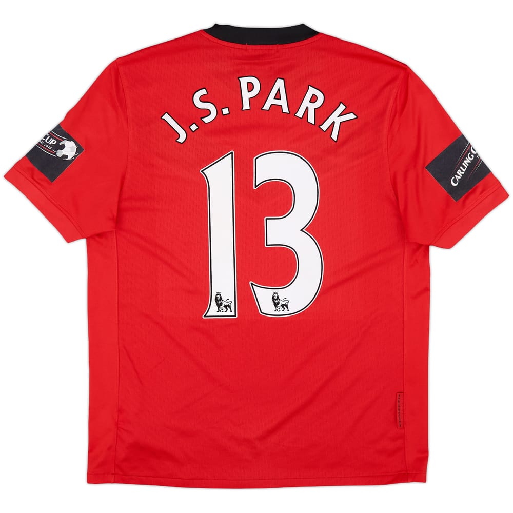 2009-10 Manchester United Home Shirt J.S.Park #13 - 8/10 - (M)