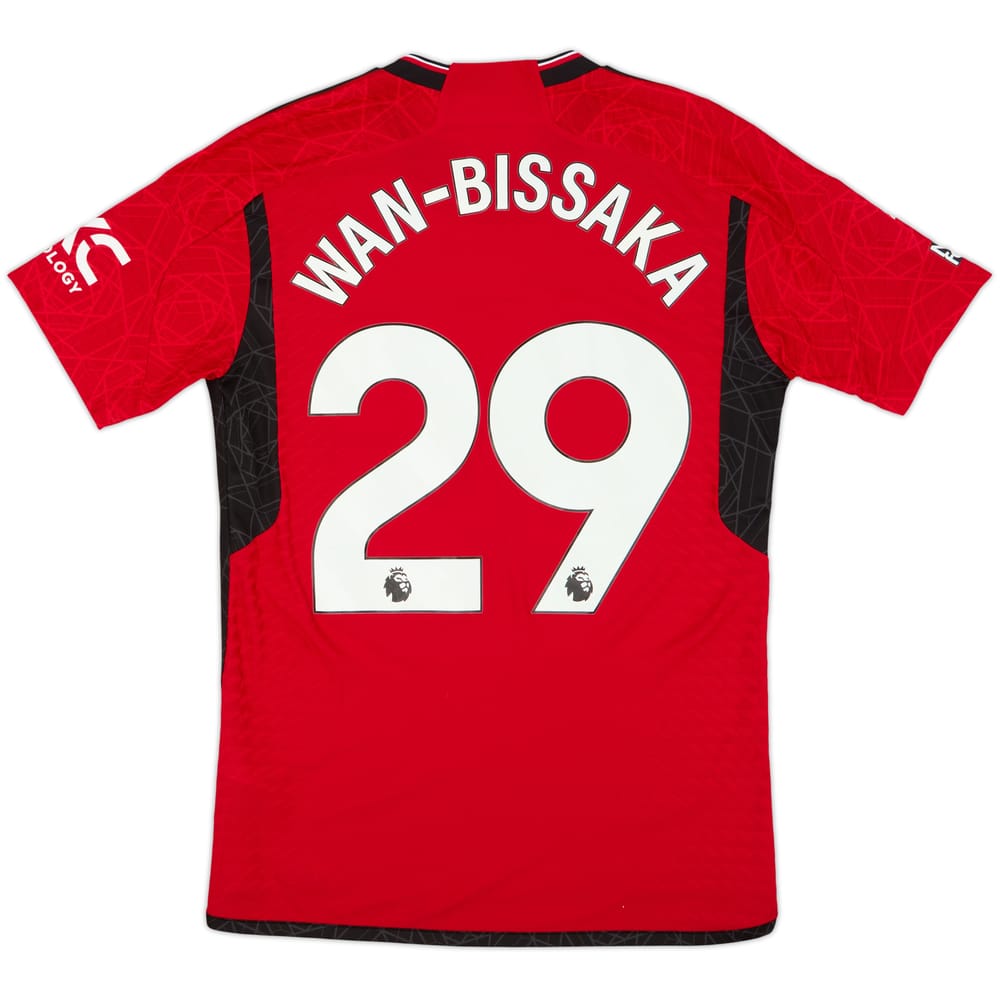 2023-24 Manchester United Authentic Home Shirt Wan-Bissaka #29 - 8/10 - (M)
