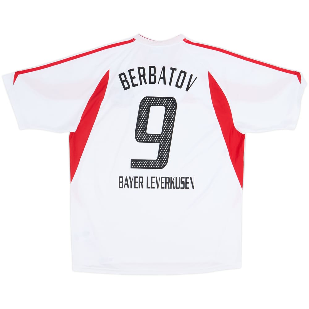 2003-05 Bayer Leverkusen Away Shirt Berbatov #9 - 7/10 - (L)
