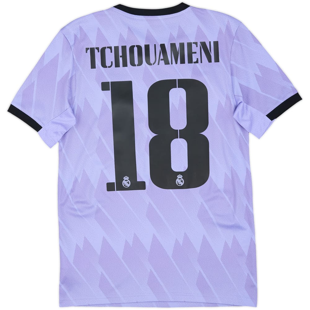 2022-23 Real Madrid Away Shirt Tchouameni #18 - 9/10 - (XS)