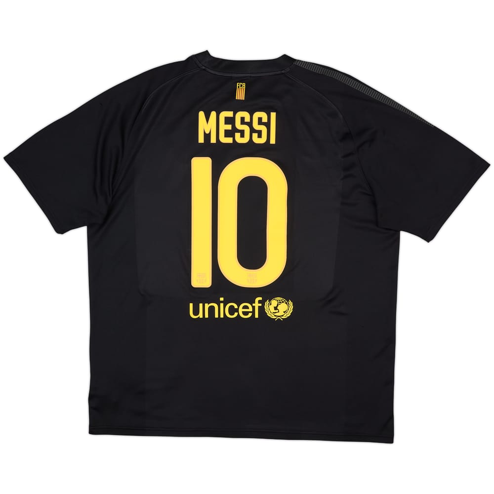 2011-12 Barcelona Basic Away Shirt Messi #10 - 8/10 - (XL)