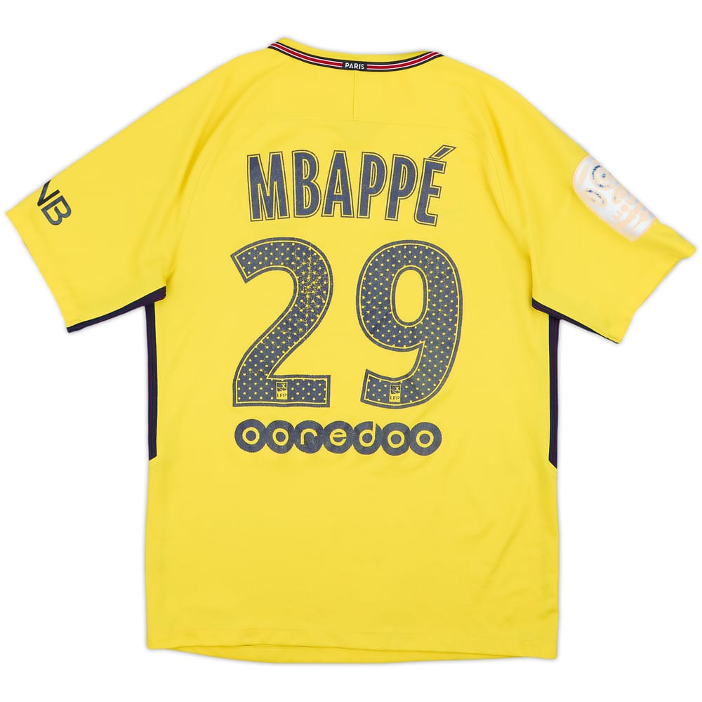 2017-18 Paris Saint-Germain Away Shirt Mbappe #29 - 4/10 - (S)