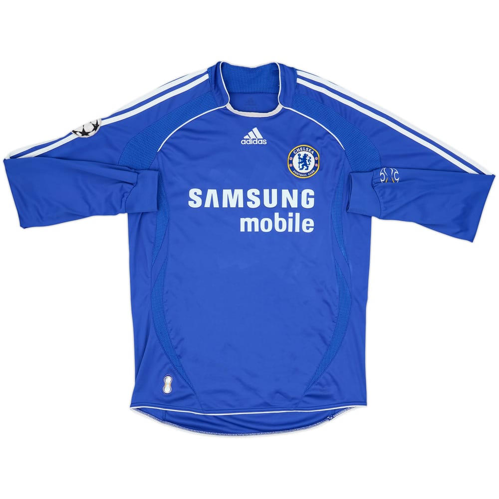 2006-08 Chelsea Home L/S Shirt - 5/10 - (M)
