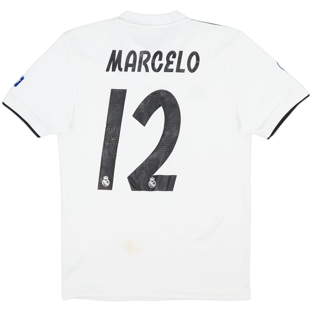 2018-19 Real Madrid Home Shirt Marcelo #12 - 6/10 - (S)