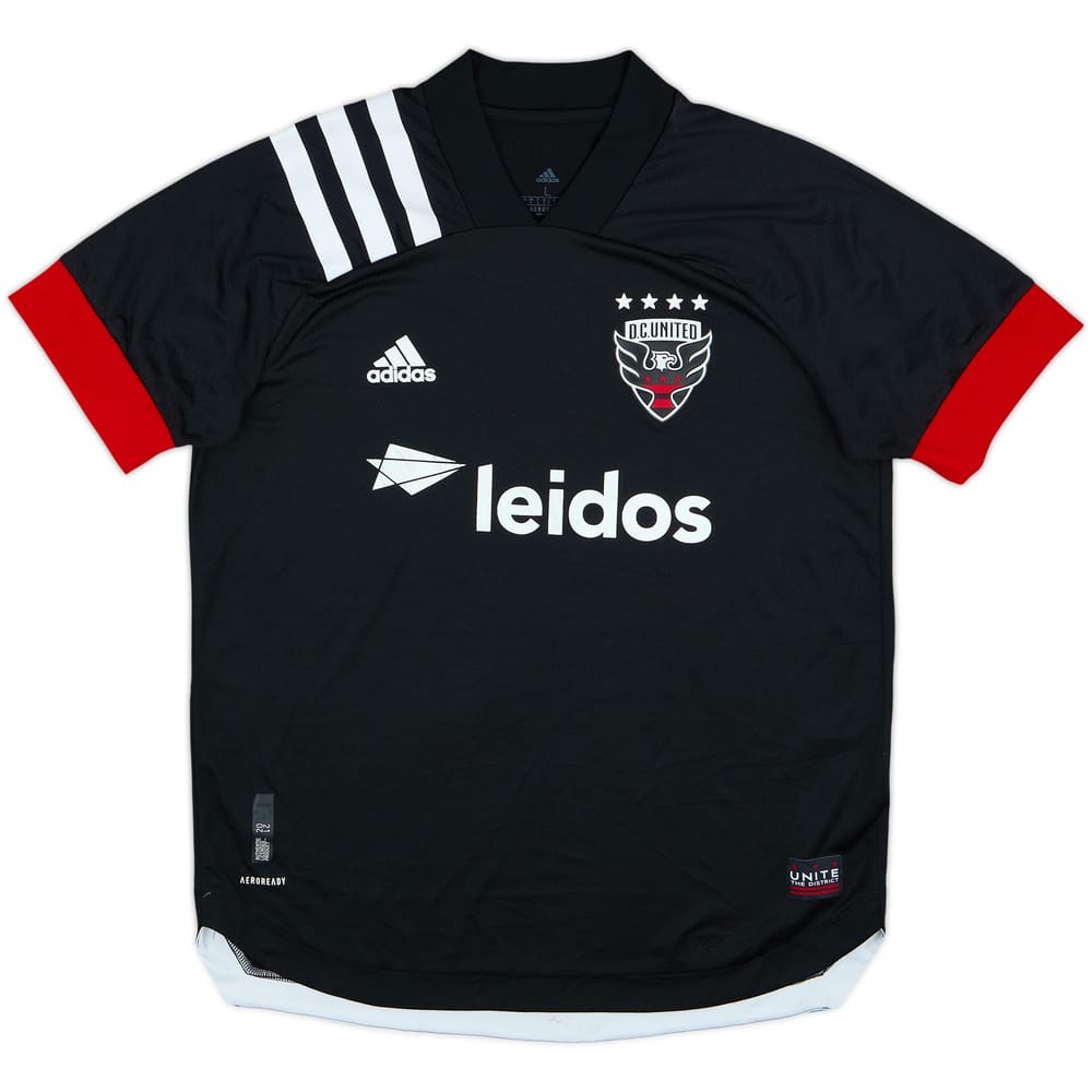 2020-21 DC United Authentic Home Shirt - 6/10 - (L)