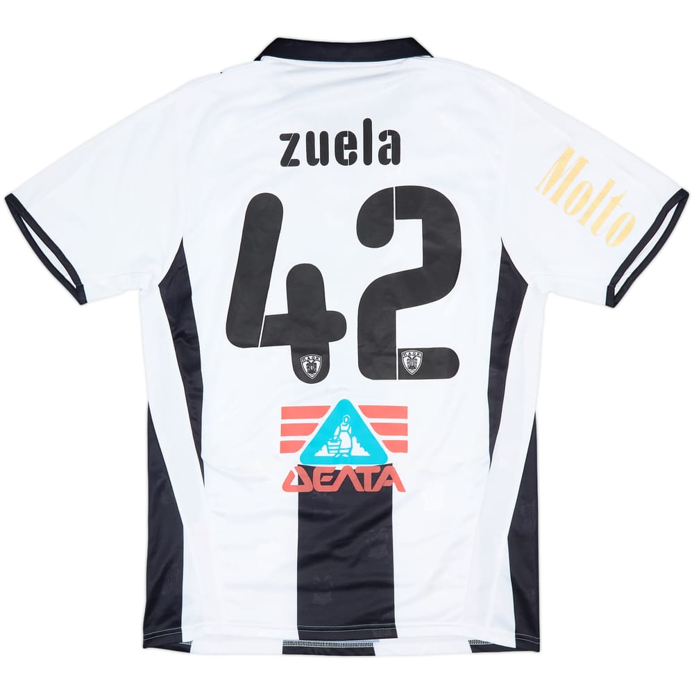 2010-11 PAOK Home Shirt Zuela #42 - 6/10 - (M)