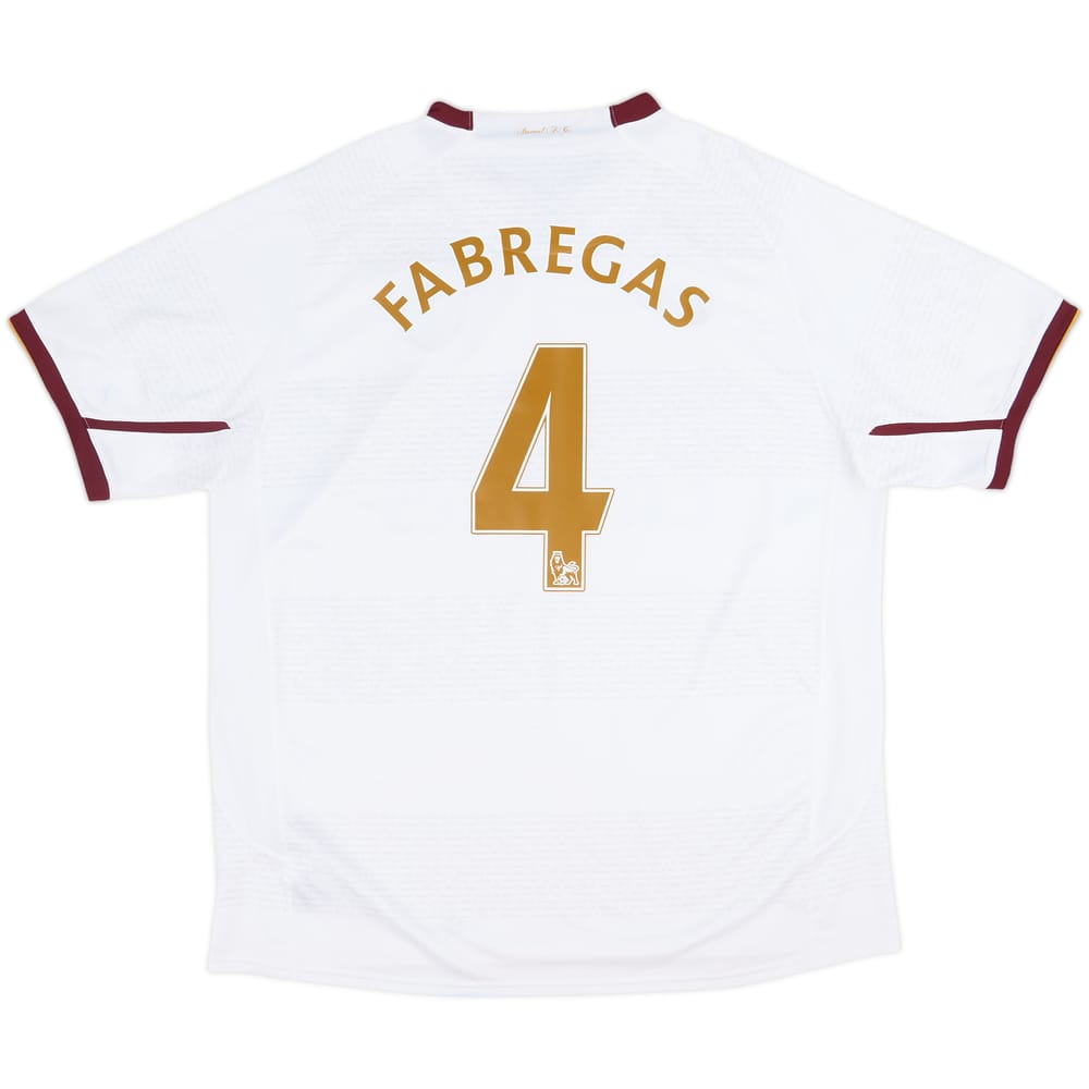 2007-08 Arsenal Away Shirt Fabregas #4 - 9/10 - (XL)