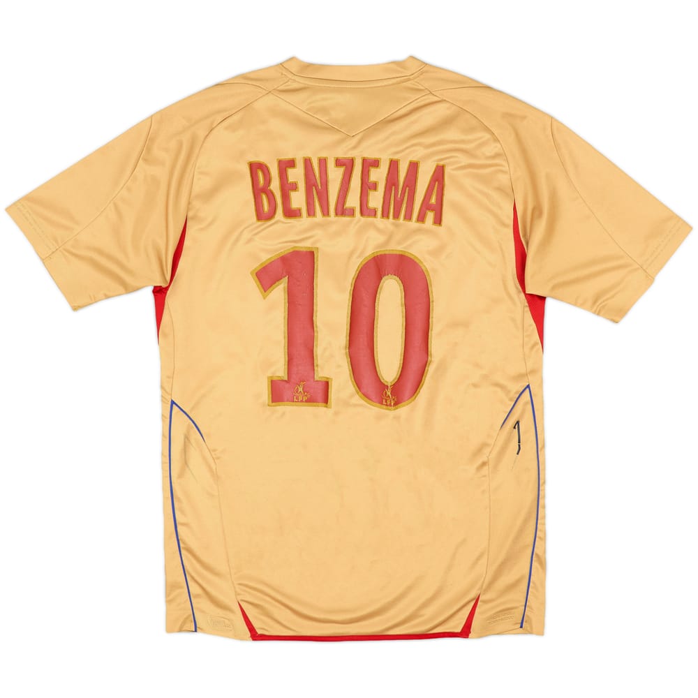 2007-08 Lyon Away Shirt Benzema #10 - 4/10 - (S)