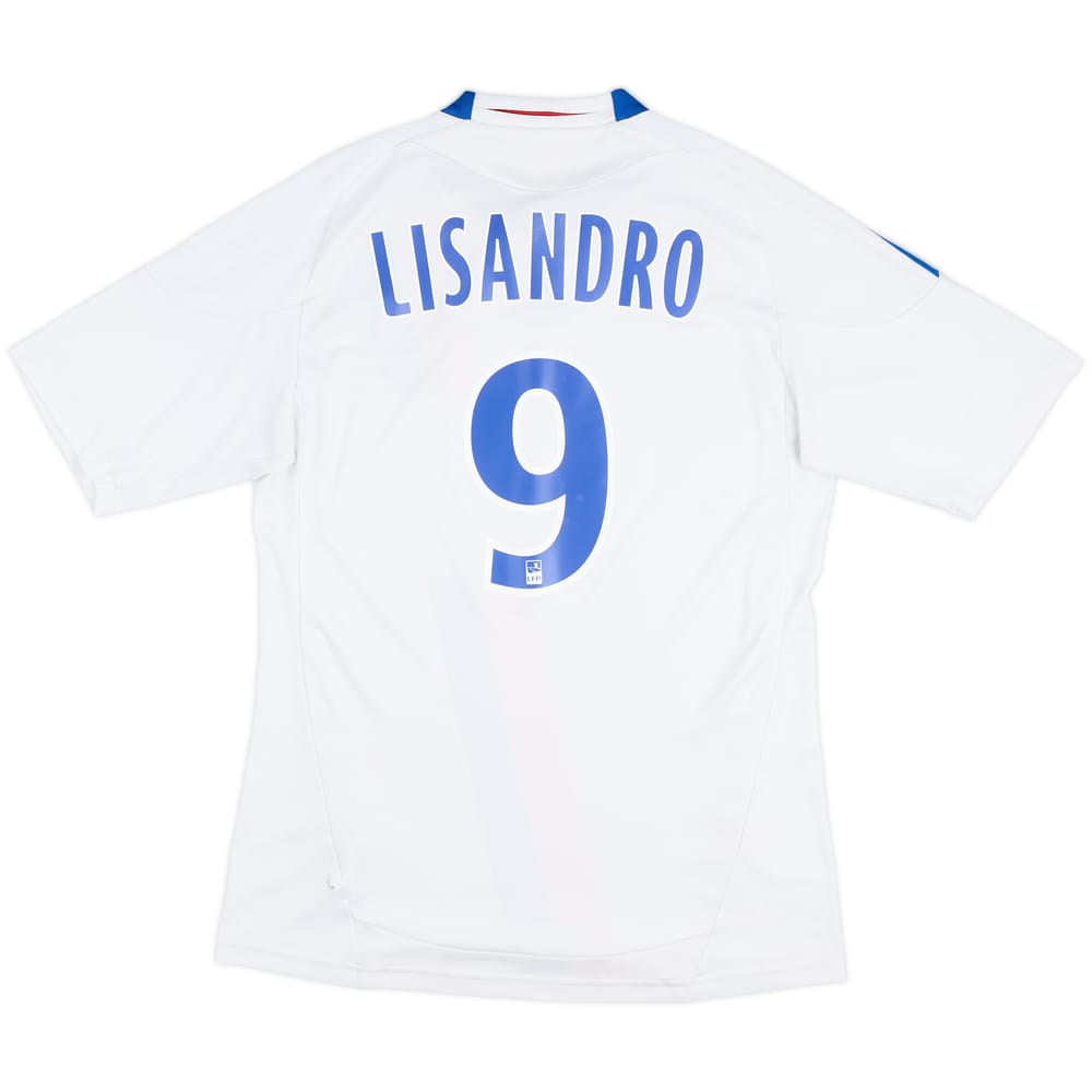 2010-11 Lyon Home Shirt Lisandro #9 - 5/10 - (S)