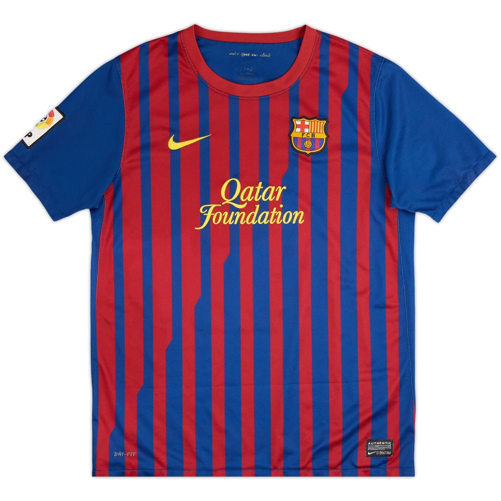2011-12 Barcelona Home Shirt - 8/10 - (15-16 Years)
