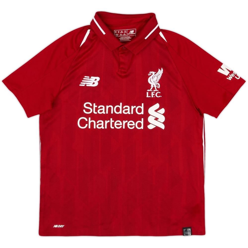 2018-19 Liverpool Home Shirt - 8/10 - (S.Boys)