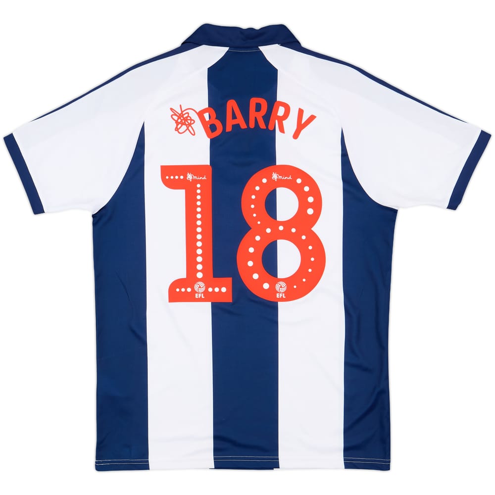 2018-19 West Brom Home Shirt Barry #18 - 9/10 - (M)