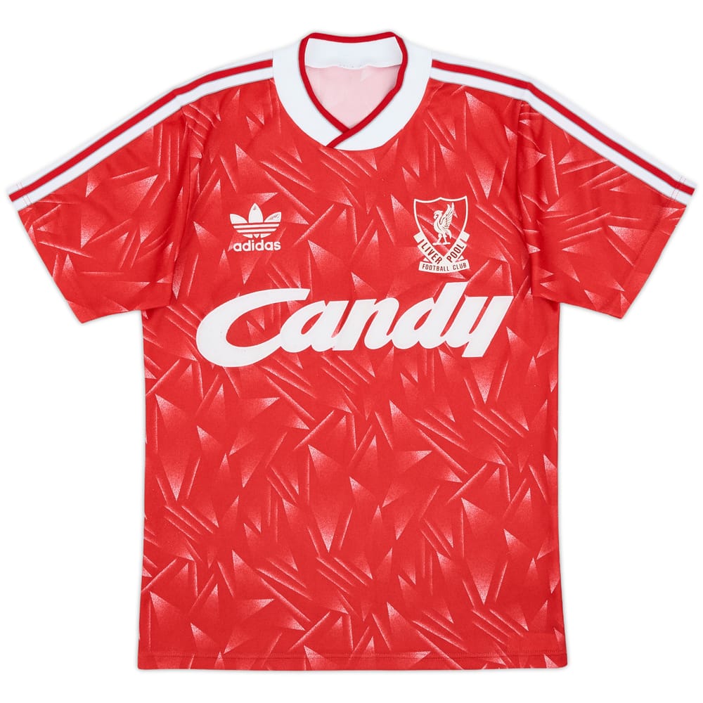 1989-91 Liverpool Home Shirt - 7/10 - (S)