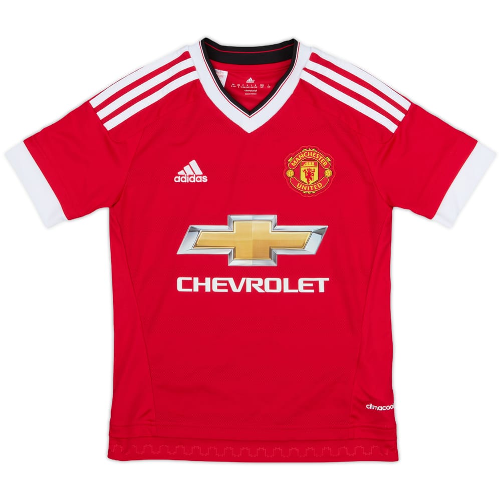 2015-16 Manchester United Home Shirt - 9/10 - (S.Boys)