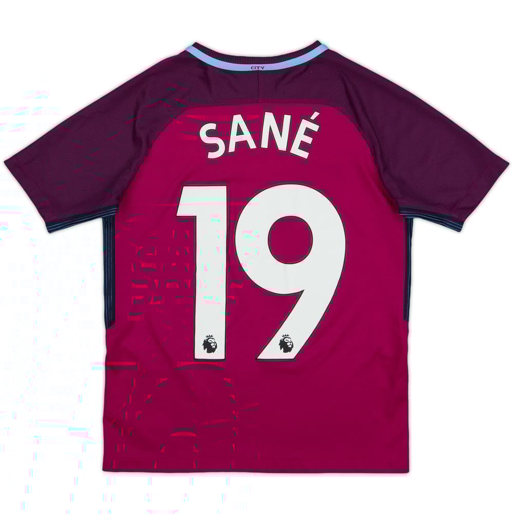 2017-18 Manchester City Away Shirt Sane #19 - 7/10 - (M.Boys)