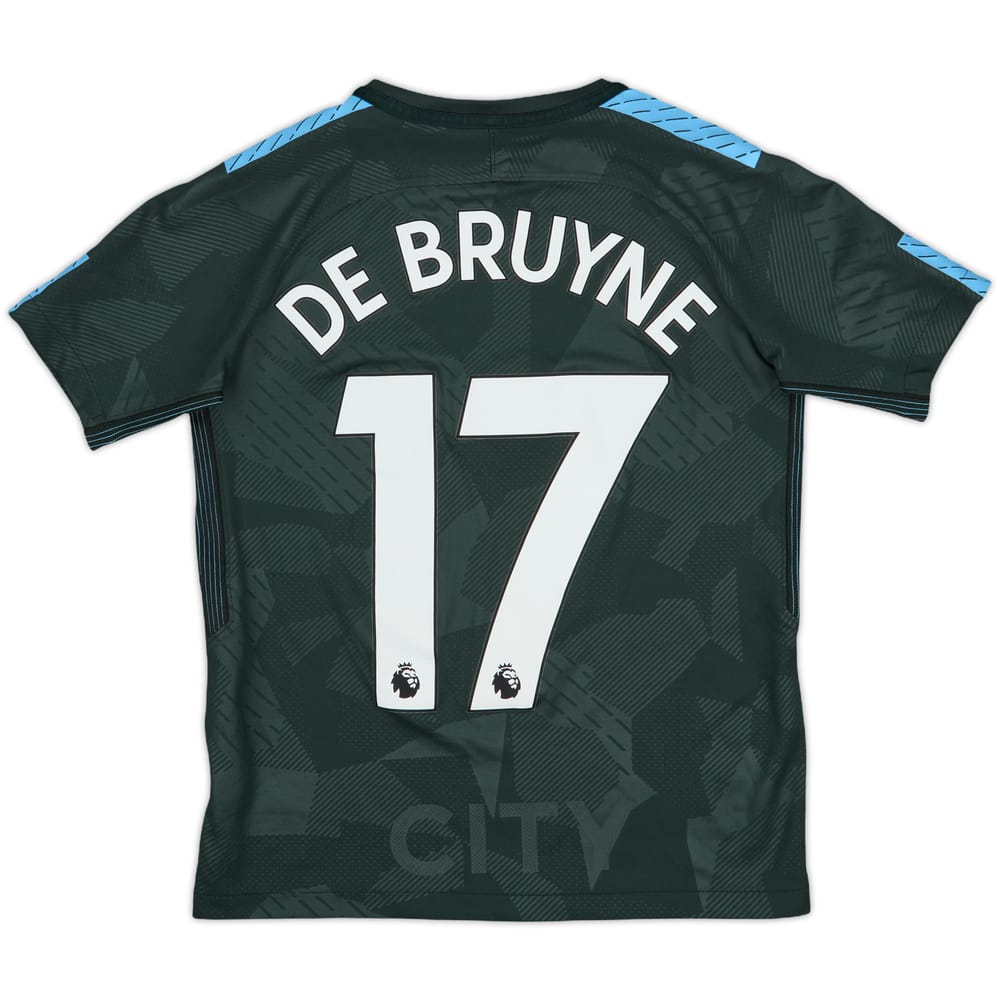 2017-18 Manchester City Third Shirt De Bruyne #17 - 8/10 - (M.Boys)