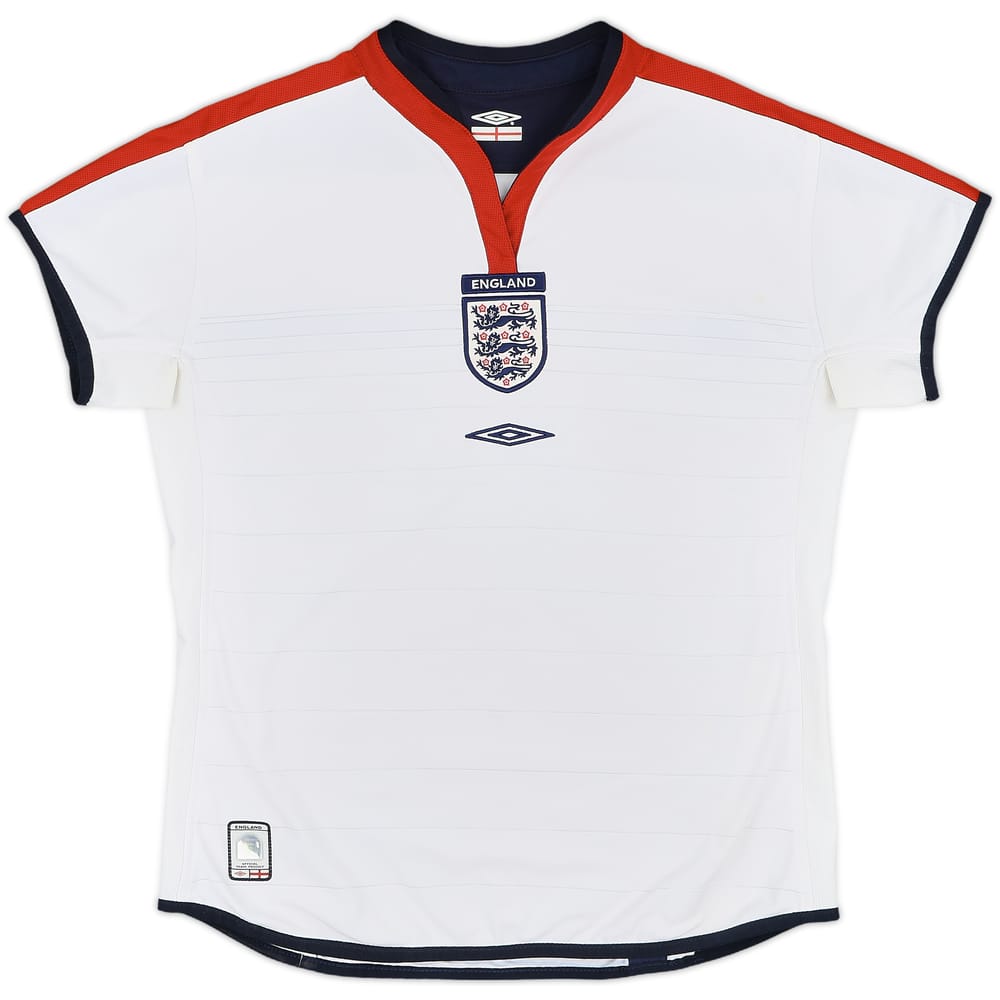 2003-05 England Home Shirt - 8/10 - (Women's XL)